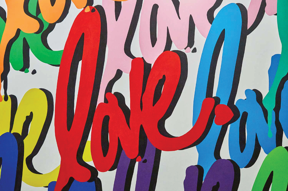 LOVE art work graphic